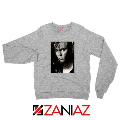Johnny Depp Cry Baby Sport Grey Sweatshirt