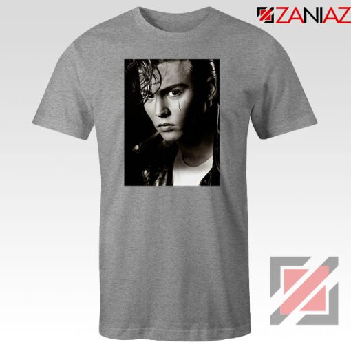 Johnny Depp Cry Baby Sport Grey Tshirt