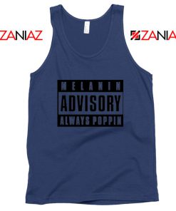 Melanin Advisory Navy Blue Tank Top