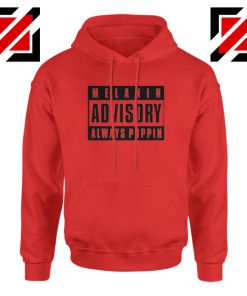 Melanin Advisory Red Hoodie