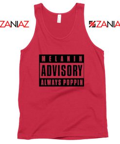 Melanin Advisory Red Tank Top