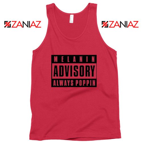 Melanin Advisory Red Tank Top