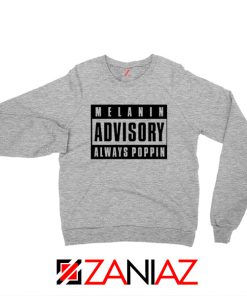 Melanin Advisory Sport Grey Sweatshirt