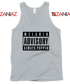 Melanin Advisory Sport Grey Tank Top