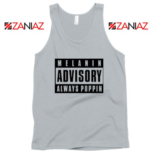 Melanin Advisory Sport Grey Tank Top