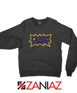 Melanin Rugrats Logo Black Sweatshirt