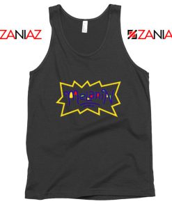 Melanin Rugrats Logo Black Tank Top