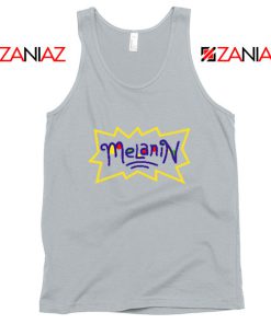 Melanin Rugrats Logo Sport Grey Tank Top