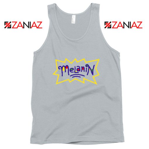 Melanin Rugrats Logo Sport Grey Tank Top