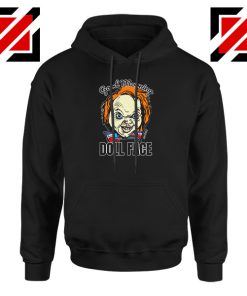 Morning Doll Face Black Hoodie