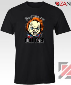 Morning Doll Face Black Tshirt