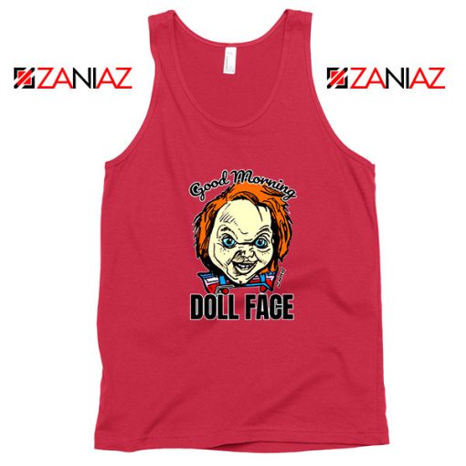 Morning Doll Face Red Tank Top