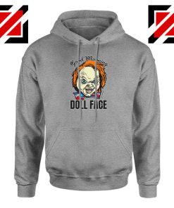 Morning Doll Face Sport Grey Hoodie