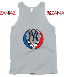 NY Yankees Grateful Dead Sport Grey Tank Top