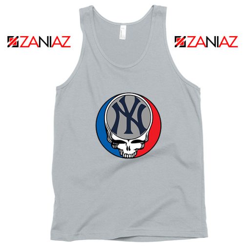 NY Yankees Grateful Dead Sport Grey Tank Top