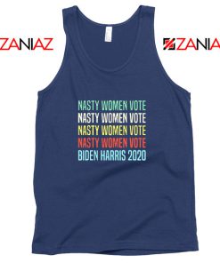 Nasty Women Vote Navy Blue Tank Top