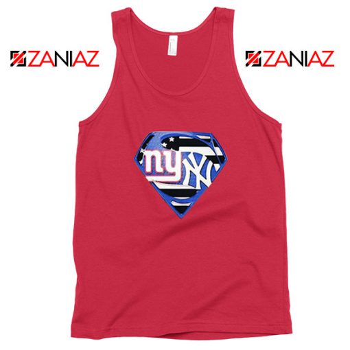 New York Yankees Superman Red Tank Top