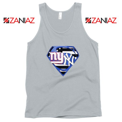 New York Yankees Superman Sport Grey Tank Top