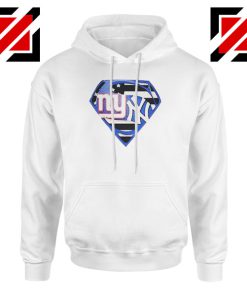 New York Yankees Superman White Hoodie