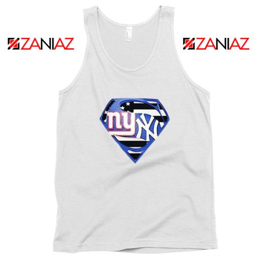 New York Yankees Superman White Tank Top