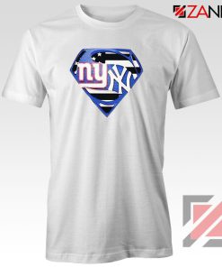 New York Yankees Superman White Tshirt