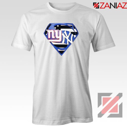 New York Yankees Superman White Tshirt