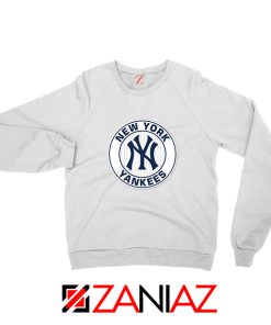 New York Yankees White Round Sweatshirt