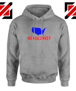 No Malarkey Joe Biden Sport Grey Hoodie