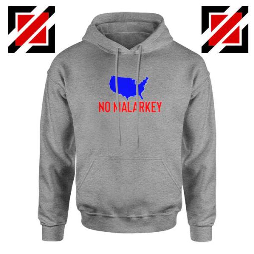 No Malarkey Joe Biden Sport Grey Hoodie