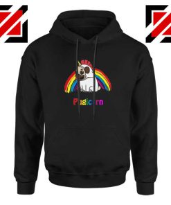 Pugcorn Black Hoodie