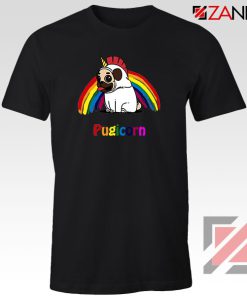 Pugcorn Black Tshirt