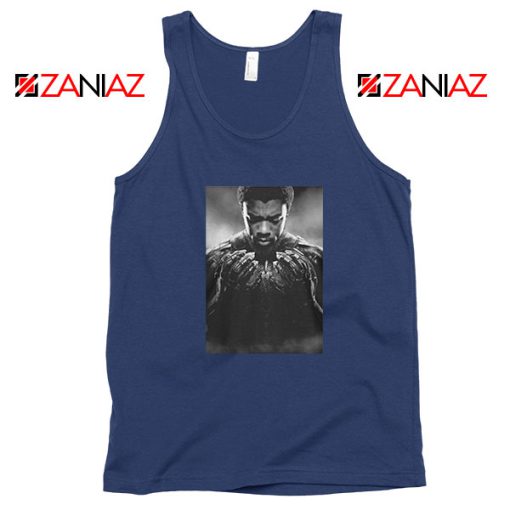 RIP Black Panther Navy Blue Tank Top