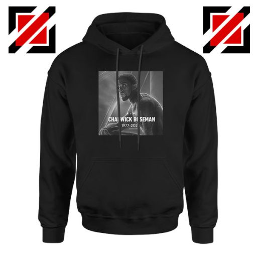 RIP Chadwick Black Panther Black Hoodie