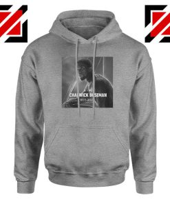 RIP Chadwick Black Panther Sport Grey Hoodie