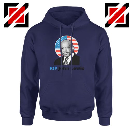 RIP John Lewis Navy Blue Hoodie