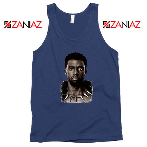 RIP Men of Wakanda Navy Blue Tank Top