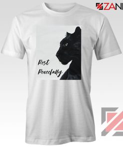 Rest Peacefully Black Panther White Tshirt