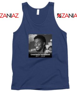 Rip Chadwick Boseman Navy Blue Tank Top