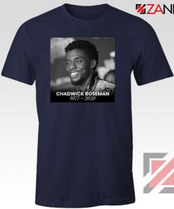 Rip Chadwick Boseman Navy Blue Tshirt