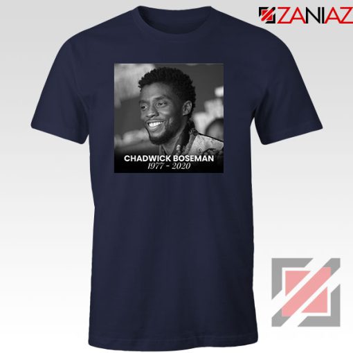 Rip Chadwick Boseman Navy Blue Tshirt