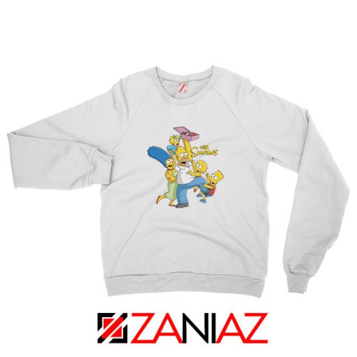 Simpson Family Loves Donuts Sweatshirt