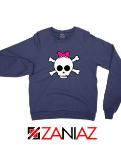 Skull Crossbones Navy Blue Sweatshirt