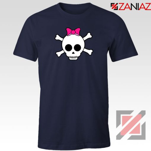 Skull Crossbones Navy Blue Tshirt