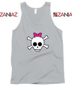 Skull Crossbones Sport Grey Tank Top