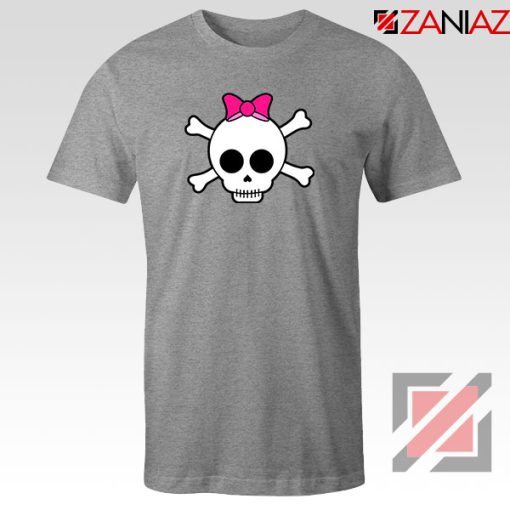 Skull Crossbones Sport Grey Tshirt