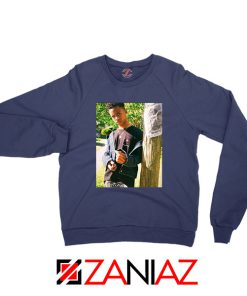 Tay K Ready To Spark Up Navy Blue Sweatshirt