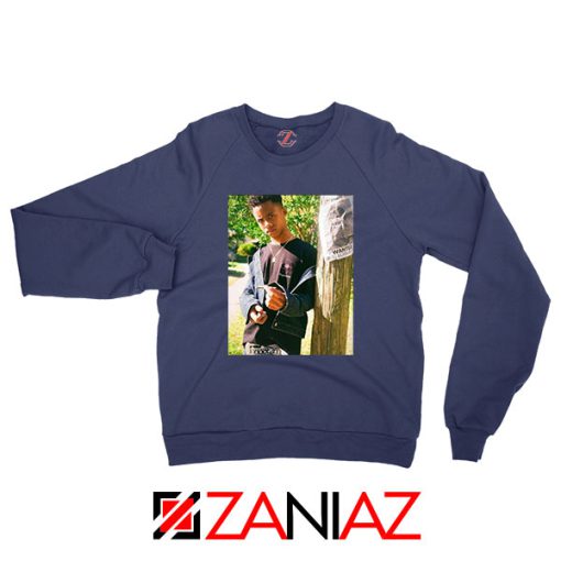 Tay K Ready To Spark Up Navy Blue Sweatshirt