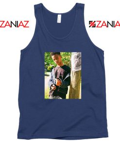 Tay K Ready To Spark Up Navy Blue Tank Top