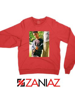 Tay K Ready To Spark Up Red Sweatshirt