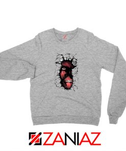 Titan In The Wall Sport Grey Sweatshirt